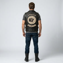 Load image into Gallery viewer, Indian Motorcycle Genuine Leather Vest – Classic Rider Edition