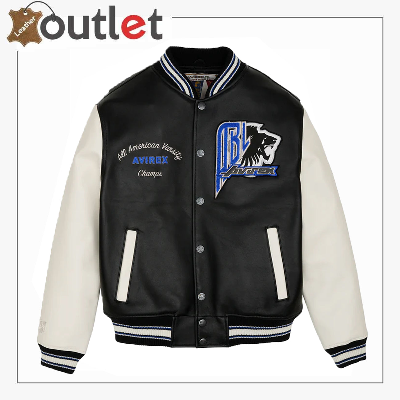 Black Lions Avirex Varsity Jacket : Premium Quality : Shop Now