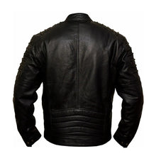 Load image into Gallery viewer, Black Leather Jacket Fashion Men