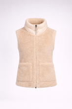 Load image into Gallery viewer, Women’s Moncler Planeze Beige Teddy Down Jacket