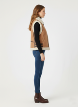 Load image into Gallery viewer, Women's Brown Shearling Fur Vest