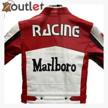 Load image into Gallery viewer, Formula F1 Marlboro Men Motorbike Racing Leather Jacket Leather Outlet