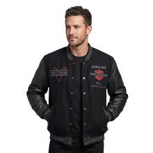 Load image into Gallery viewer, Harley-Davidson V-Twin Varsity Leather Jacket for Men