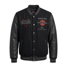 Load image into Gallery viewer, Harley-Davidson V-Twin Varsity Leather Jacket for Men