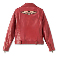 Load image into Gallery viewer, Harley-Davidson Women's 120th Anniversary Classic Biker Leather Jacket