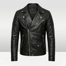Load image into Gallery viewer, Men’s Genuine Lambskin Leather Blazer – Classic Slim Fit Tailored Jacket