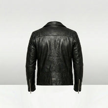 Load image into Gallery viewer, Men’s Genuine Lambskin Leather Blazer – Classic Slim Fit Tailored Jacket