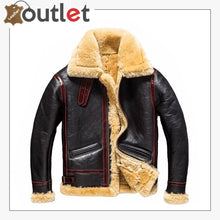 Load image into Gallery viewer, Leather B3 Bomber Jacket