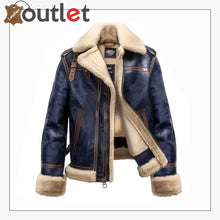 Load image into Gallery viewer, Leather B3 Bomber Jacket