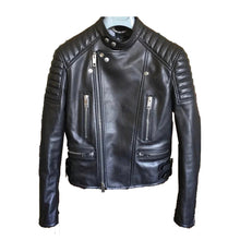 Load image into Gallery viewer, Leather Biker Jacket Mens Fashion