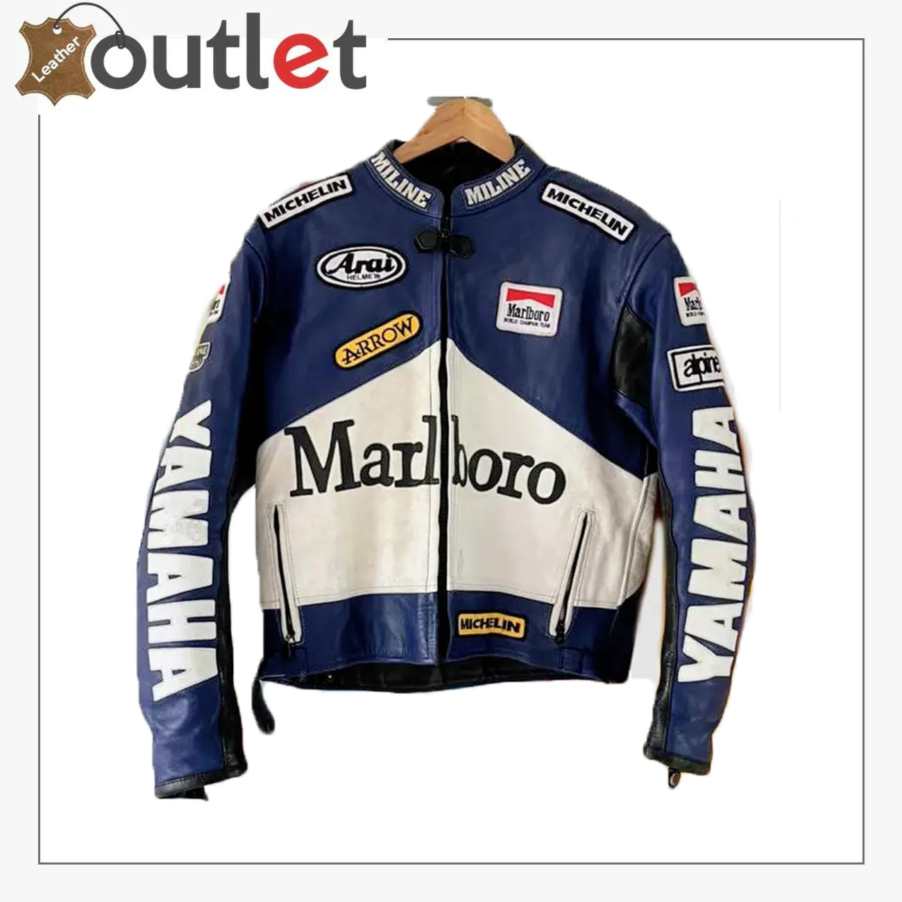 Fashion blue yamaha motorcycle jacket