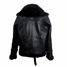 Load image into Gallery viewer, Men's B3 Bomber Hooded Faux Leather Jacket Leather Outlet