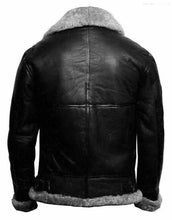 Load image into Gallery viewer, Men’s Classic B3 RAF Aviator Shearling Leather Bomber Jacket