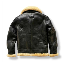 Laden Sie das Bild in den Galerie-Viewer, Men's RAF Bomber B3 Pilot Leather Jacket Leather Outlet