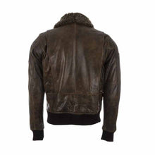 Load image into Gallery viewer, Men's Real Leather Pilot Flight Leather Jacket Leather Outlet