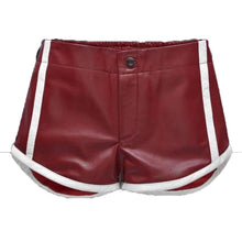 Load image into Gallery viewer, Mens Faux Leather Shorts