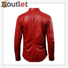 Load image into Gallery viewer, Mens Leather Shirt