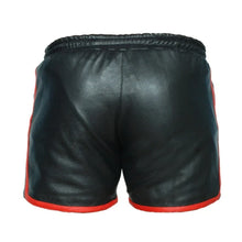 Load image into Gallery viewer, Mens Leather Shorts Genuine Sheep Leather Black