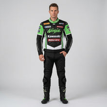 Laden Sie das Bild in den Galerie-Viewer, Kawasaki Ninja Motorradjacke – Sport Racing Edition