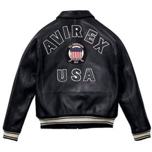 Load image into Gallery viewer, New Men's Avirex Flight Leather Jacket Leather Outlet