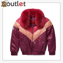 Load image into Gallery viewer, Original Goose Women's V-Bomber Leather Jacket