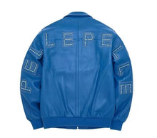 Load image into Gallery viewer, Pelle Pelle Blue Bomber leather Jacket