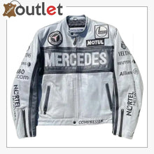 Load image into Gallery viewer, Rare Mercedes Racing Leather Jacket