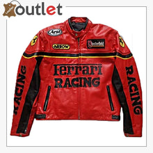 Load image into Gallery viewer, Red Ferrari Racing Jacket