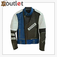 Load image into Gallery viewer, Studded Leather Jackets for Men