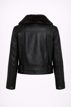 Load image into Gallery viewer, Women's Black B3 RAF Shearling Jacket