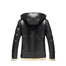 Laden Sie das Bild in den Galerie-Viewer, Women's Black Bomber B3 RAF Aviator Real Leather Jacket Leather Outlet