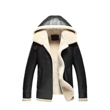 Laden Sie das Bild in den Galerie-Viewer, Women's Black Bomber B3 RAF Aviator Real Leather Jacket Leather Outlet
