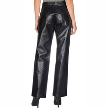 Load image into Gallery viewer, "High-Rise Luxe Leather Trousers"