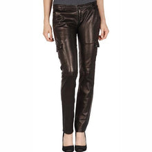 Load image into Gallery viewer, Women’s Urbane Haute Black Leather Pants
