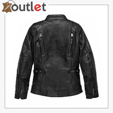 Load image into Gallery viewer, Womens HD Line Stitcher Leather Jacket