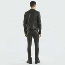 Load image into Gallery viewer, Men’s Leather Biker Pants – Motorcycle Riding Pants
