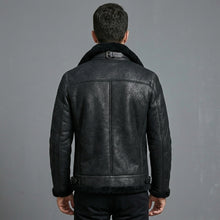 Load image into Gallery viewer, B3 Shearling Leather Jacket _ Men's Flying Jacket