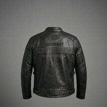 Laden Sie das Bild in den Galerie-Viewer, Harley Davidson Votary Motorrad Leder Bikerjacke