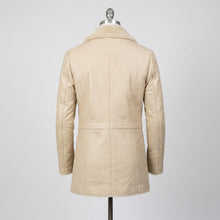 Load image into Gallery viewer, Men's Cream Vintage Jacket | Lightweight Mid-Season Outerwear – Leather Outlet