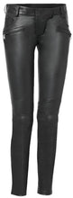 Load image into Gallery viewer, Women’s Black Lambskin Leather Pants