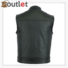 Load image into Gallery viewer, 2020 New Styles Leather Motorcycle Vest For Men