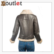 Load image into Gallery viewer, B3 Bomber Sheepskin Women Leather Jacket