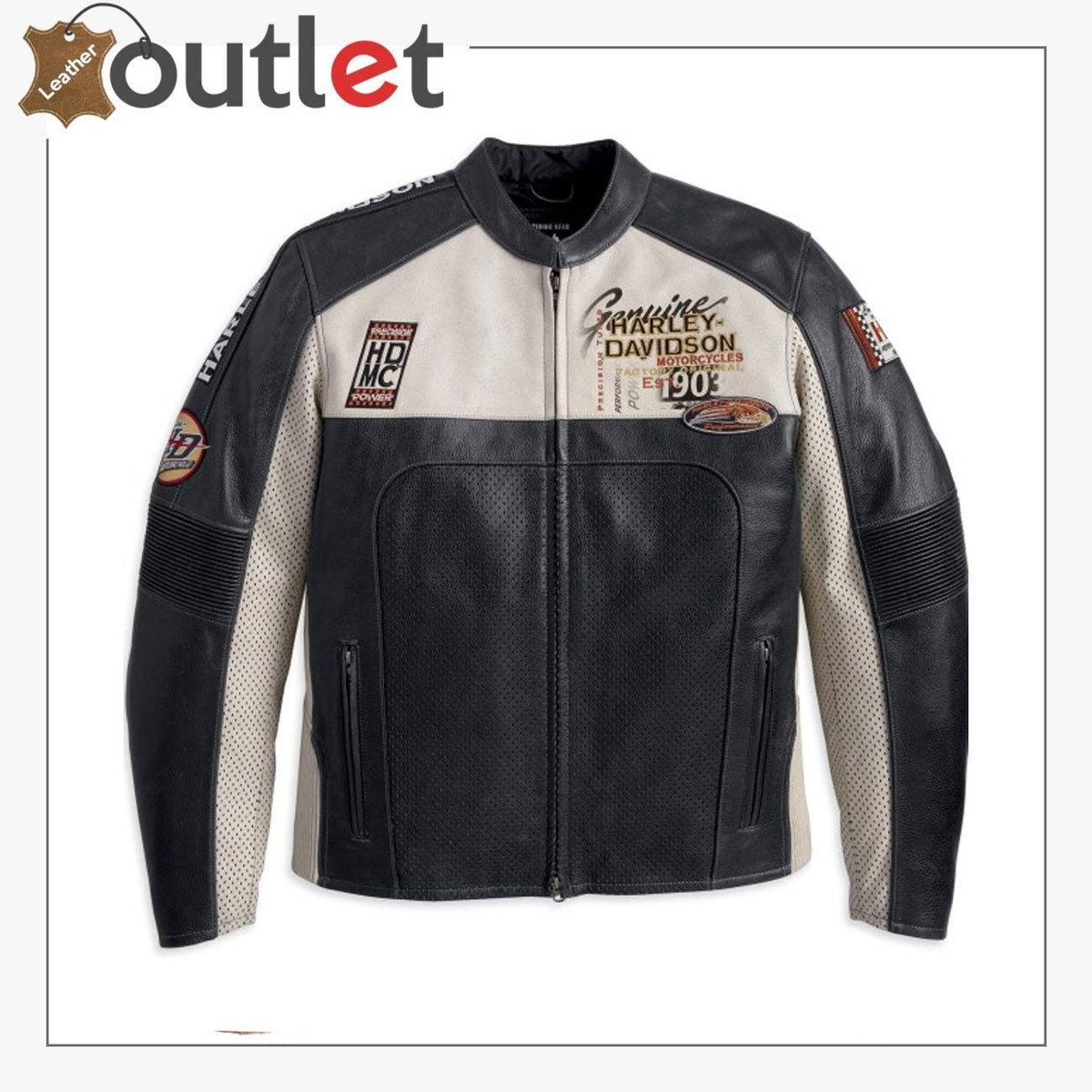 Harley Davidson Men s Regulator Perforated Leather Jacket