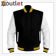 Load image into Gallery viewer, College Baseball Women Wool Leather Varsity Jacket