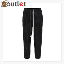 Load image into Gallery viewer, Cropped Womens Leather Trackpants Trouser