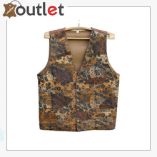Load image into Gallery viewer, Genuine Brown Men's Leather Vest - Leather Outlet