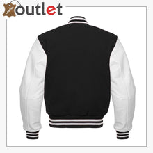 Load image into Gallery viewer, Genuine White Leather Sleeves Jacket For Men