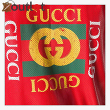 Load image into Gallery viewer, Womens Leather Bomber Jacket with Gucci Logo - Leather Outlet