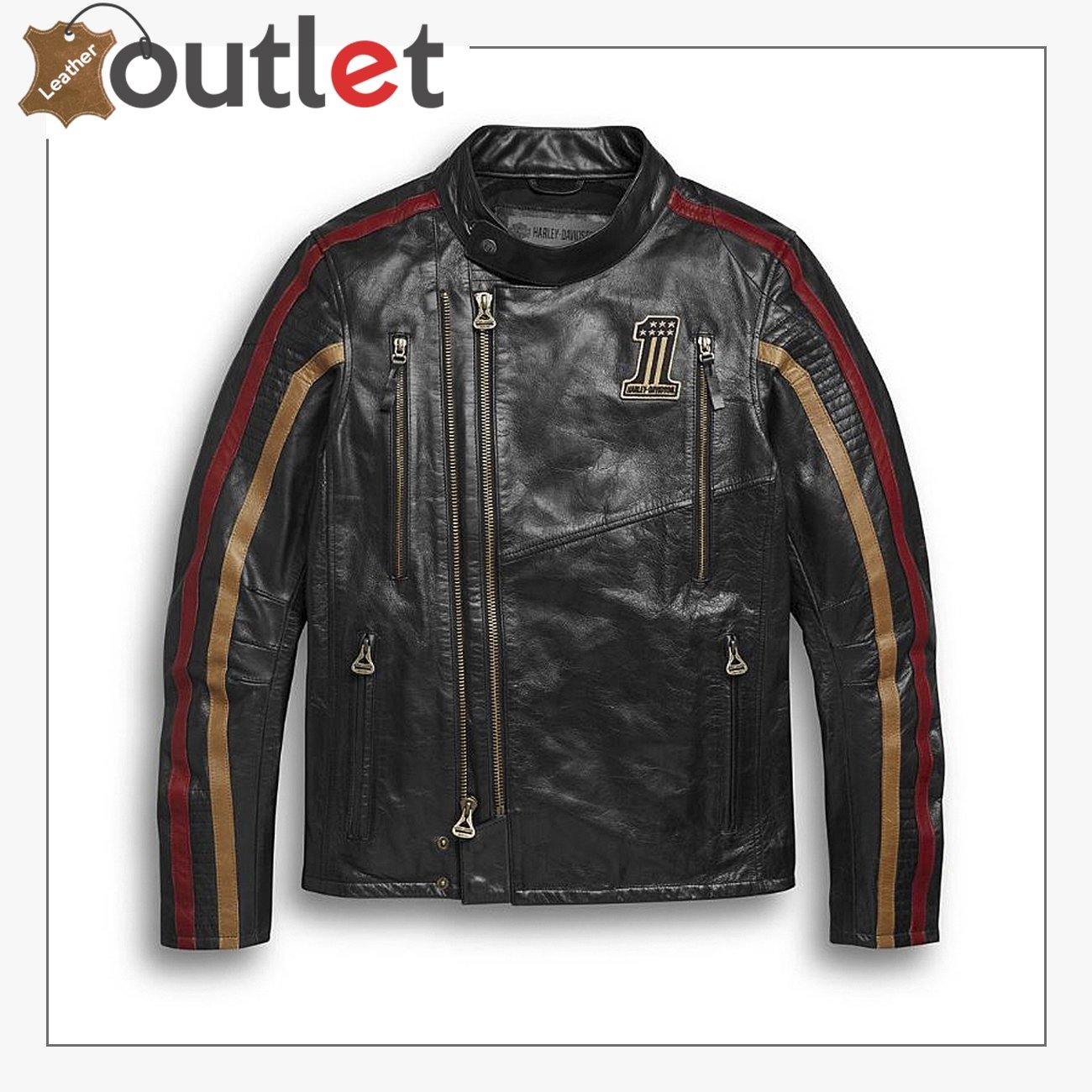 Harley Davidson Men s Arterial Leather Riding Jacket