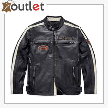 Load image into Gallery viewer, Harley-Davidson Men's Command Mid-Weight Leather Jacket - Leather Outlet